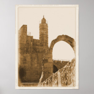 Turm von David - Jerusalem Poster