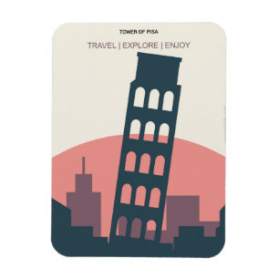 Turm von Pisa Italien Magnet