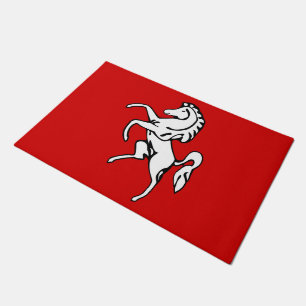 Türmatte mit Flagge von Kent County, England
