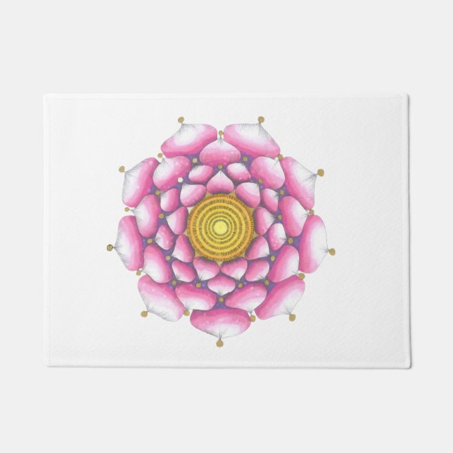 Türmatte mit Mandala Design (Vorderseite)