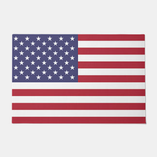 Türmatte mit USA-Flagge