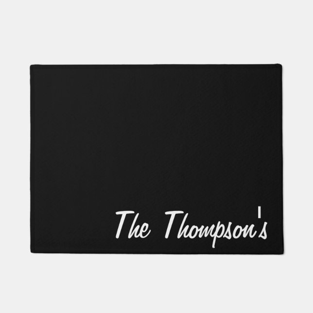 Türmatte - Personalisierter Name  (Vorderseite)