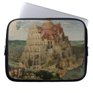 Turmbau zu Babel von Pieter Bruegel dem Älteren Laptopschutzhülle