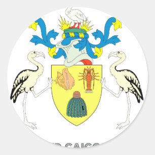 Türmchen Runder Aufkleber