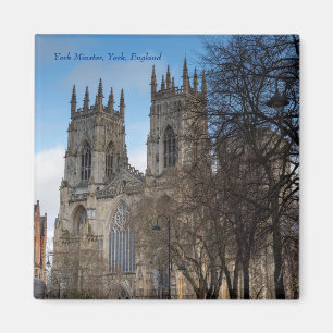 Türme von York Minster, England, Kühlschrankmagn Magnet