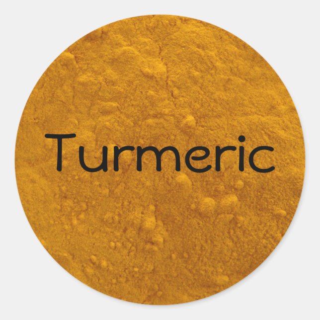 Turmerisches Foto Runder Aufkleber (Vorderseite)