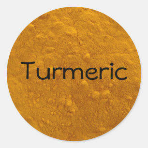 Turmerisches Foto Runder Aufkleber