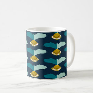 Turmfalke im Flug Kaffeetasse