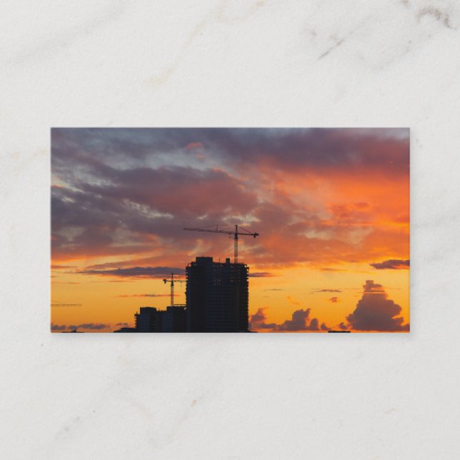 Turmkrankarte Visitenkarte (Vorderseite)