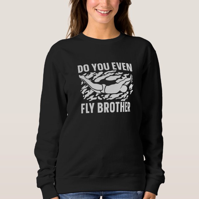 Turmspringender Bruder  Kunstspringen Sweatshirt (Vorderseite)