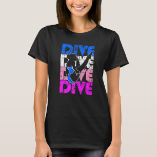 Turmspringerin Mädchen Kunstspringen vom Brett 2 T-Shirt