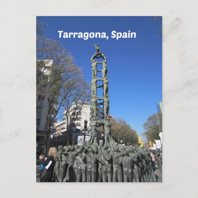 Turmstatue, Spanien Postkarte (Vorderseite)