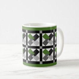 "Turn a Friendly Card" Patchwork-Look Kaffeetasse