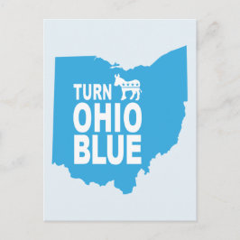 Turn Ohio Blue Postcard | Progressive Abstimmung S Postkarte