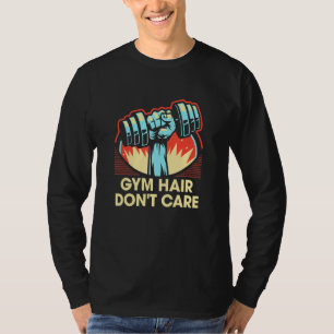 Turnbeutel Frisur Ist Egal Lustiger Trainingshumor T-Shirt