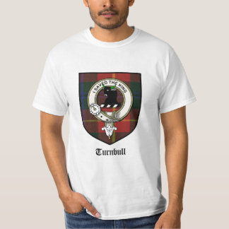 Turnbull Clan-Wappen-Abzeichen/Turnbull Tartan T-Shirt
