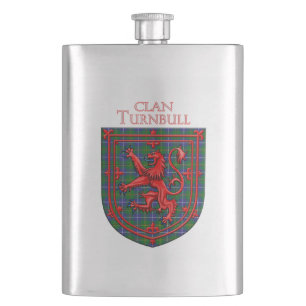 Turnbull Hunting Tartan Scottish Kariert Flachmann