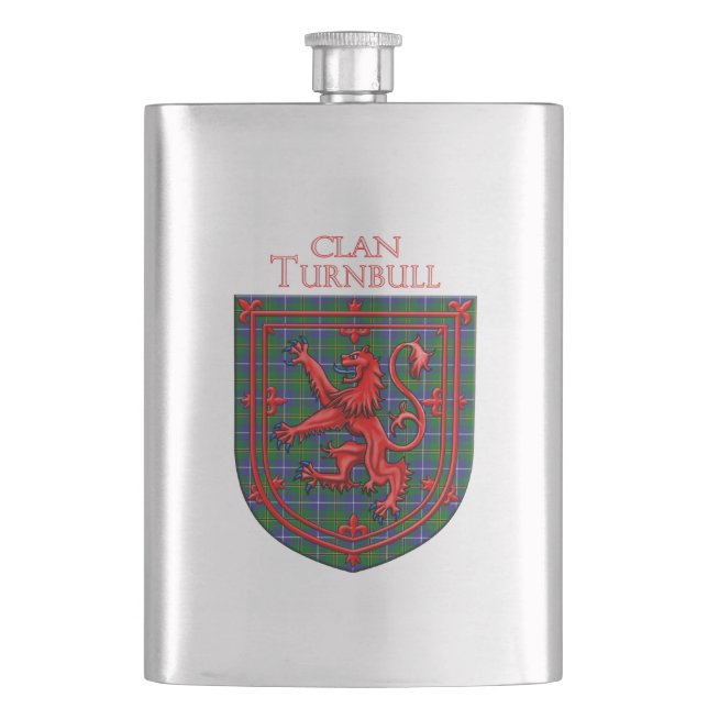 Turnbull Hunting Tartan Scottish Kariert Flachmann (Vorderseite)