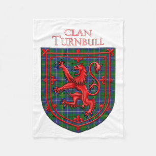 Turnbull Hunting Tartan Scottish Kariert Fleecedecke