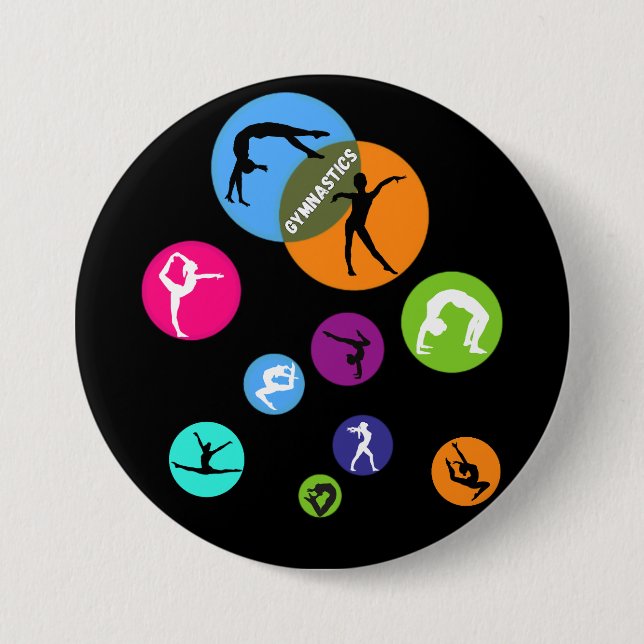 Turnen Blase Button (Vorderseite)