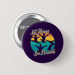 Turnen Mädchen - Alles ist möglich Button