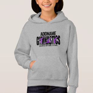 Turnen NAME Akrobatikteam Handstandüberschlag Turn Hoodie