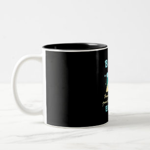 Turnen Sie sich auf dem Boden Zweifarbige Tasse