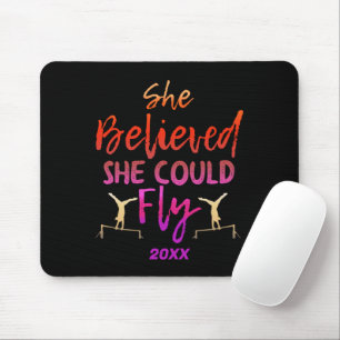 Turnen Stufenbarren - Glaubte, sie könnte fliegen Mousepad
