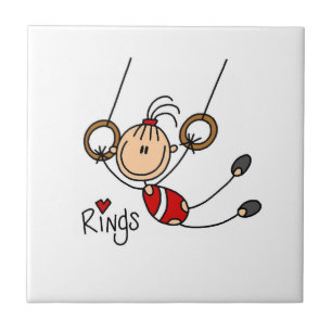 Turner an den Ringen Fliese