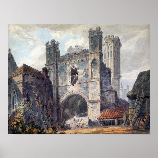 Turner - Augustiner Tor Canterbury Poster (Vorne)