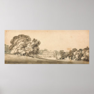Turner - Dreistöckiges georgianisches Haus im Park Poster