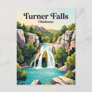 Turner Falls Oklahoma Postkarte