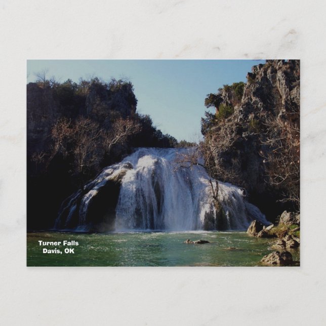 Turner Falls Postkarte (Vorderseite)