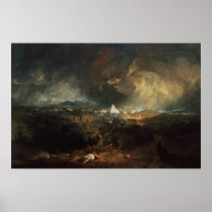 Turner - Fünfte Plage Ägyptens Poster