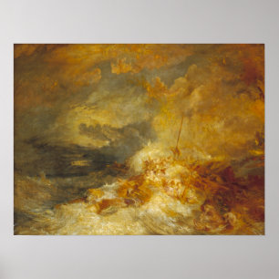 Turner - Katastrophe auf See Poster