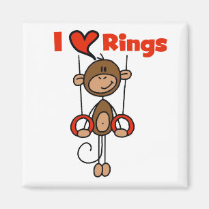 Turner liebt Ringe T-Shirts und Geschenke Magnet