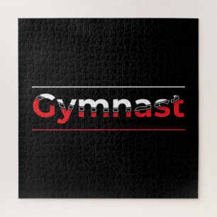 Turner - Minimalistische moderne Turnsport-Wort