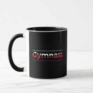 Turner - Minimalistische moderne Turnsport-Wort Tasse