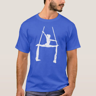 Turnerin bei aerial silk Sportarten T-Shirt