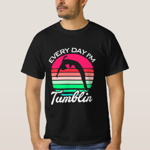 Turnerin Retro Vintage Purzelbäume T-Shirt