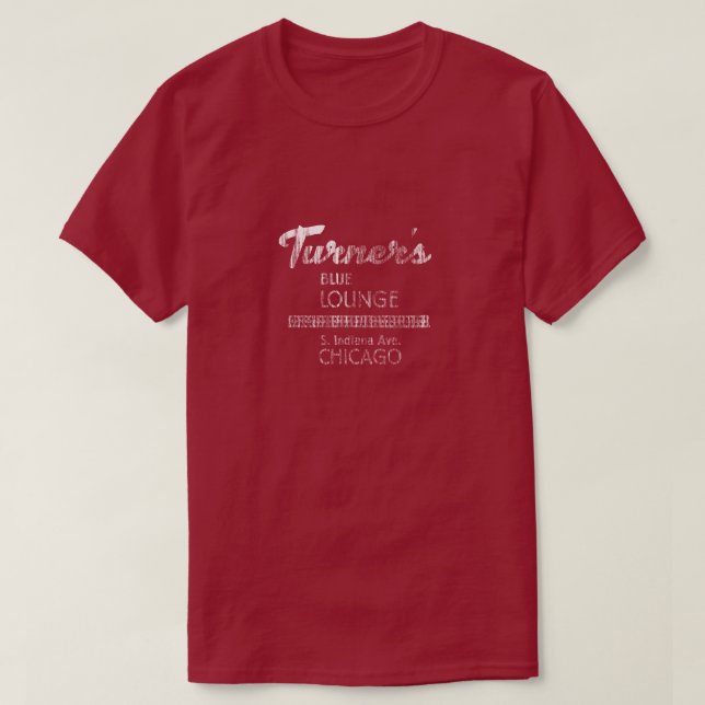 Turner's Blue Lounge T-Shirt (Design vorne)