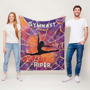 Turnhalle Halloween personalisierte Fleece-Decke Fleecedecke