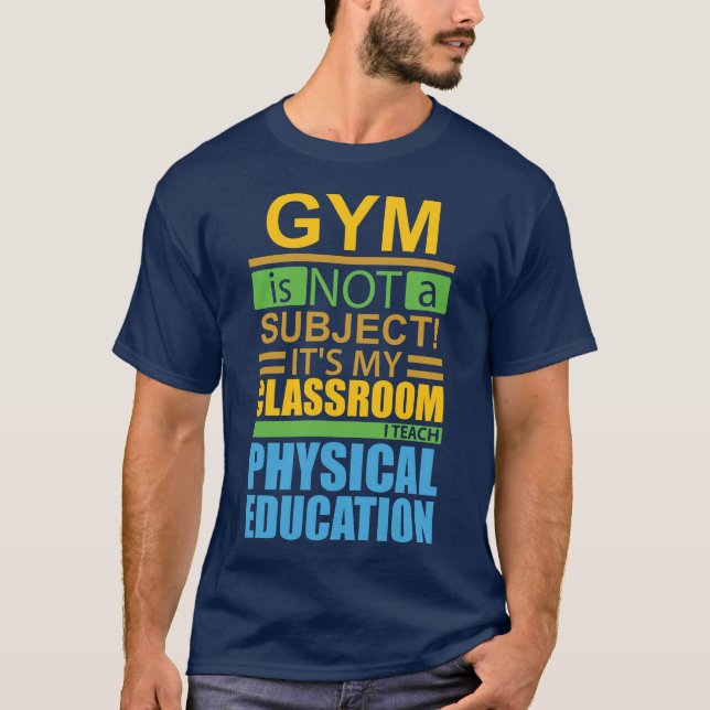 Turnhalle ist nicht ein Thema T-Shirt (Vorderseite)