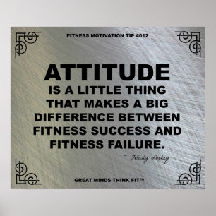 Turnhallen-Plakat für Fitness-Motivation #012 Poster