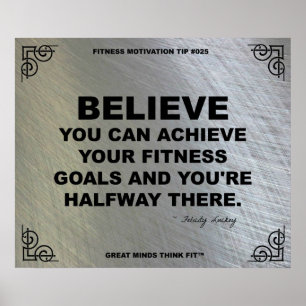 Turnhallen-Plakat für Fitness-Motivation #025 Poster