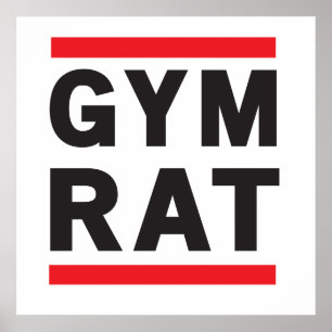 Turnhallen-Ratte Poster