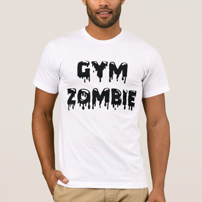 Turnhallen-Zombie-T-Shirt T-Shirt (Vorderseite)