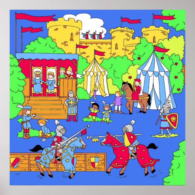 Turnier im Schloss Poster (Vorne)