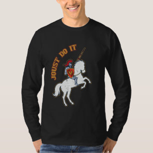 Turnier Ritterlich Lustig Mittelalter Turnier Ritt T-Shirt