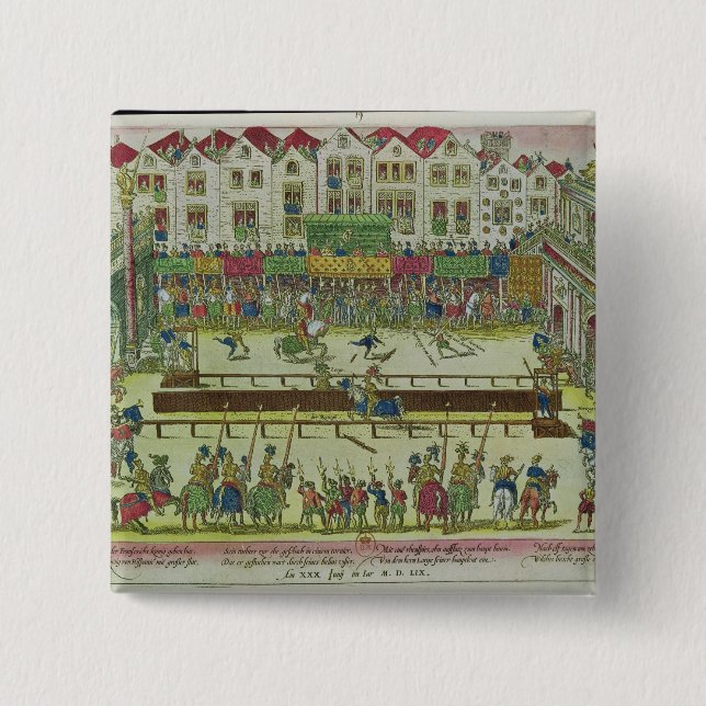 Turnier während welches Henri II Button (Vorderseite)